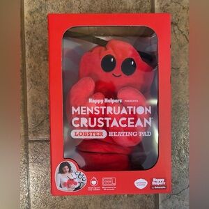 NIB Menstruation Crustacean Lobster heating pad